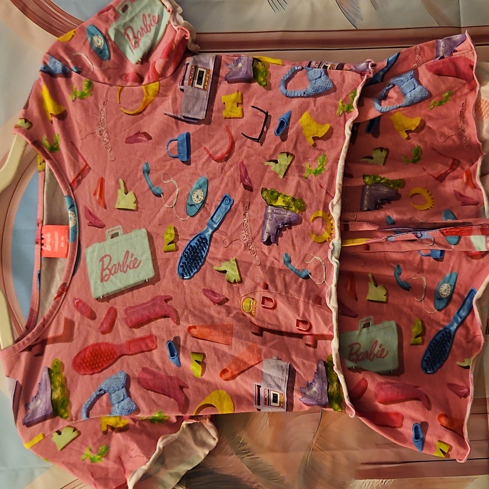 Barbie x Cakeworthy Pajama Short and Shirt Set